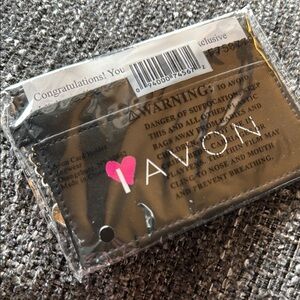 Avon Black Card Holder